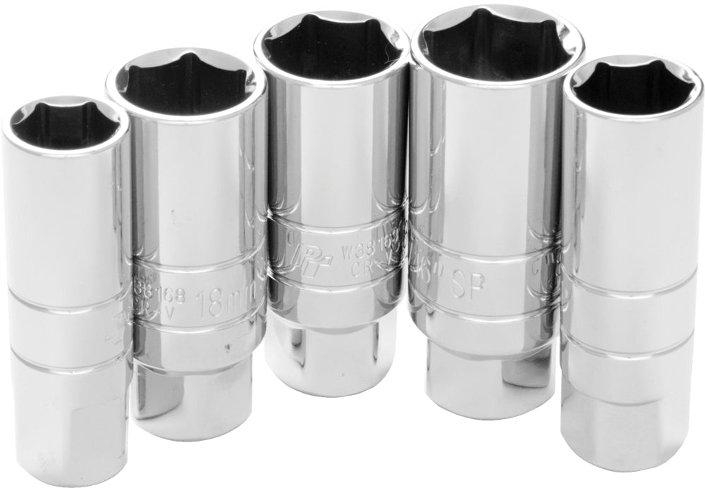 5 Pc Spark Plug Socket Set PERFORMANCE TOOL