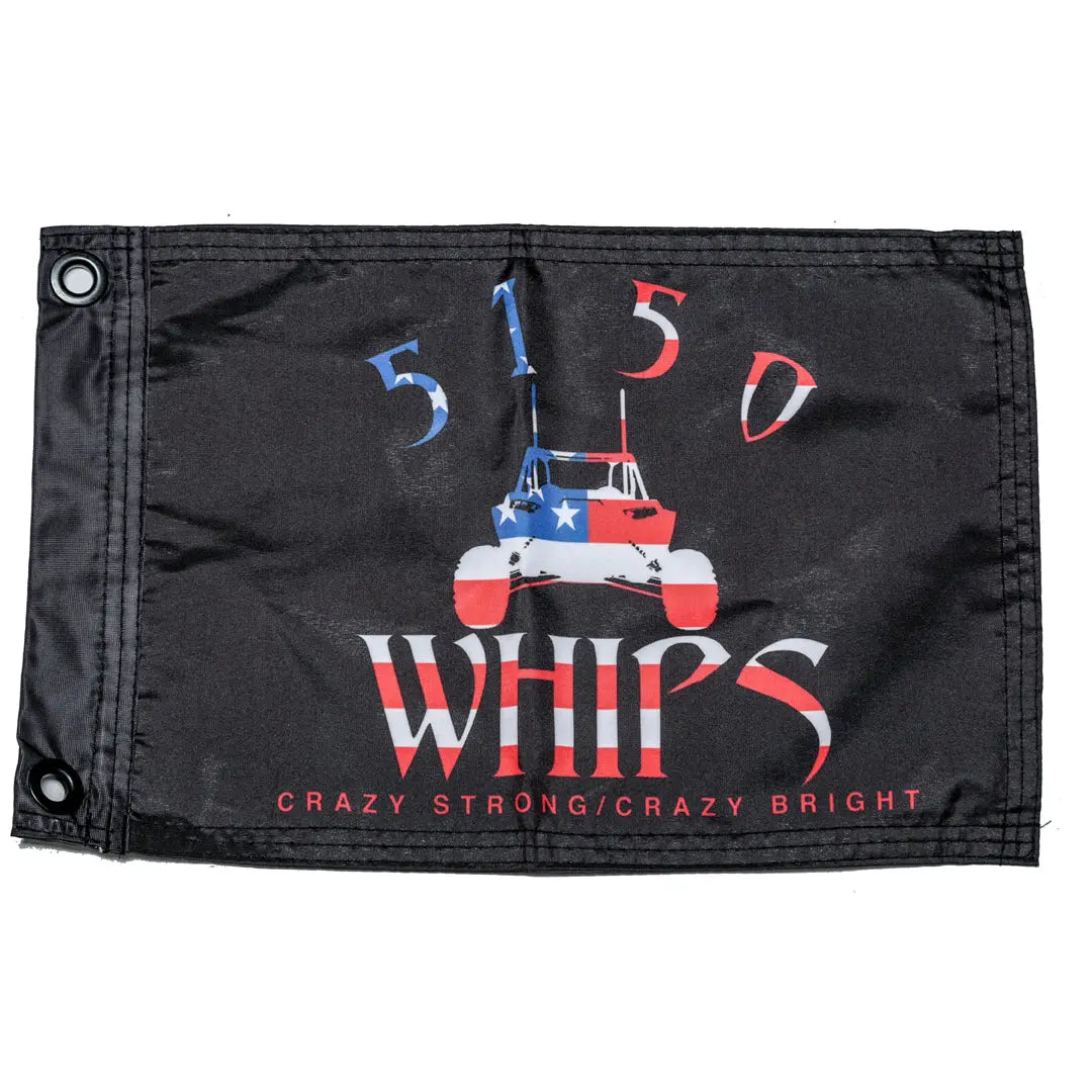 5150 Whips Flag with American Logo - SxS Flag for Whips 5150 Whips