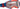 Fury Goggle Drk Blue/Neon Red Clear Works SCOTT