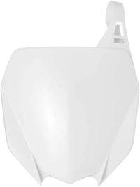 Acerbis Front Number Plate - White -  for Yamaha Acerbis