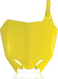 Acerbis Yellow Front Number Plate  - Suzuki RM-Z250 | RM-Z450 | 2008-2018 ACERBIS