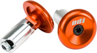 Aluminum Bar End Plugs Orange ODI