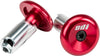Aluminum Bar End Plugs Red ODI
