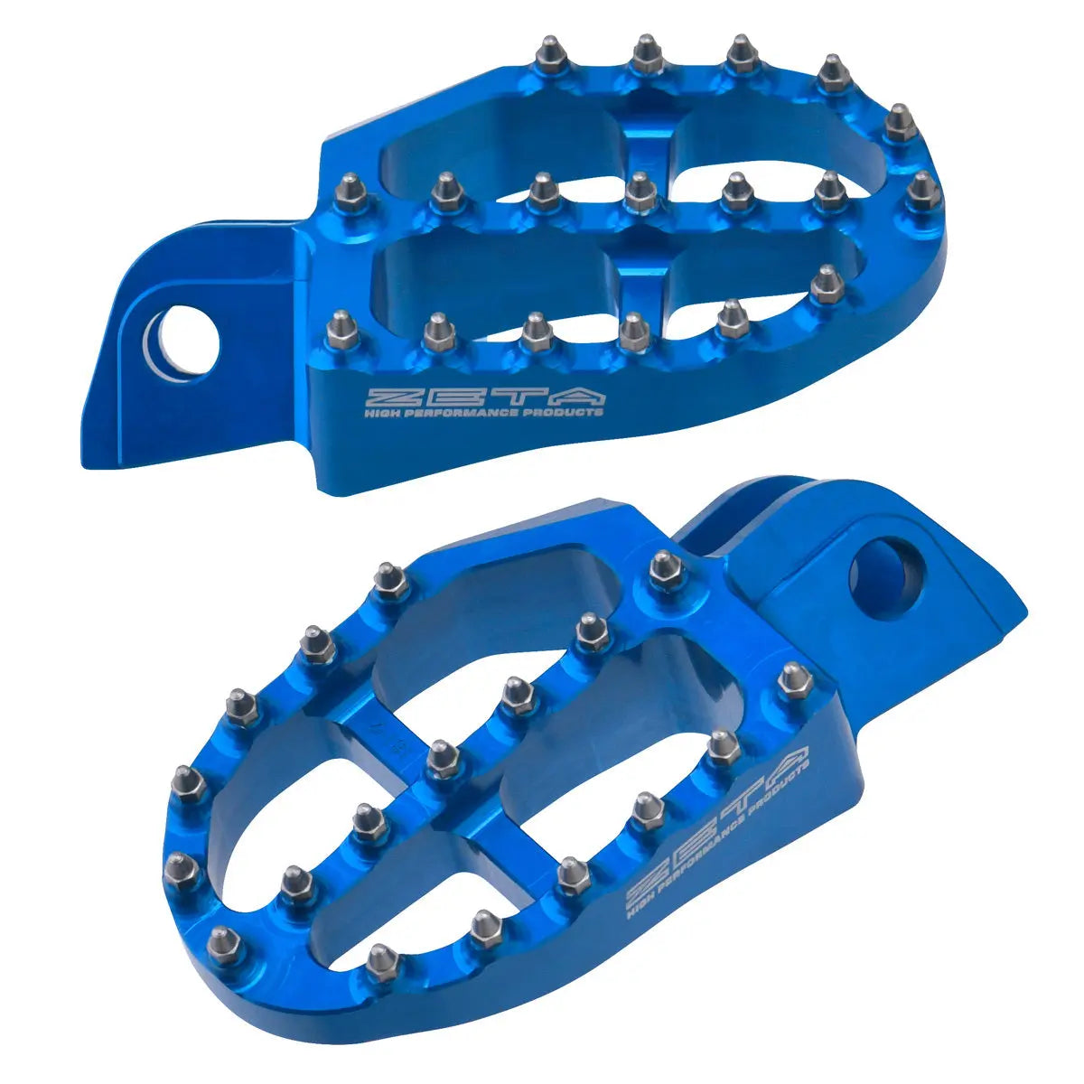 Aluminum Footpegs Hus H Blue DRC