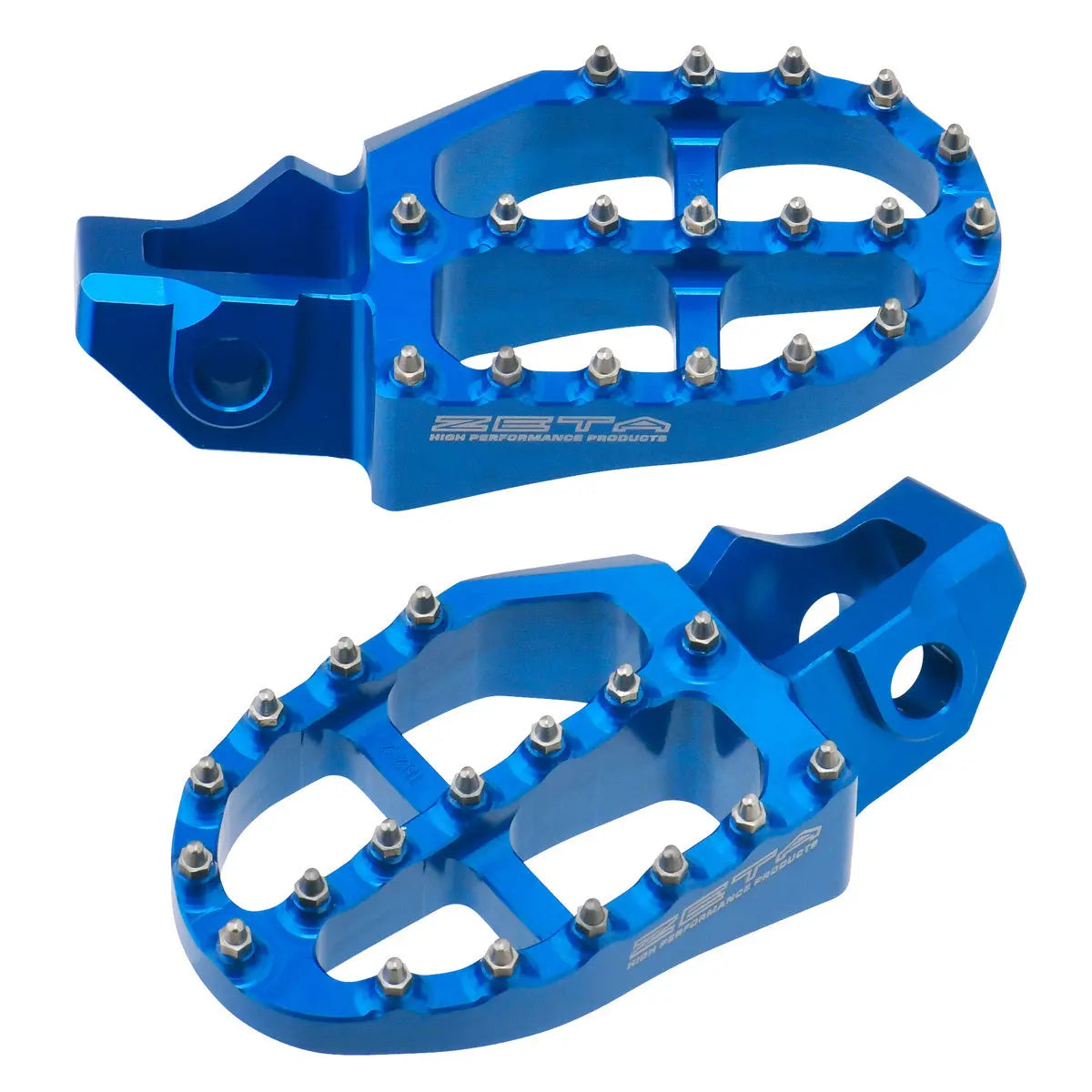 Aluminum Footpegs Hus H Blue DRC