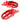 Aluminum Footpegs Red ZETA
