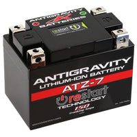 Antigravity ATZ-7 Lithium Battery with ReStart Tech - 150 Cranking Amps - Motorcycle Battery ANTIGRAVITY