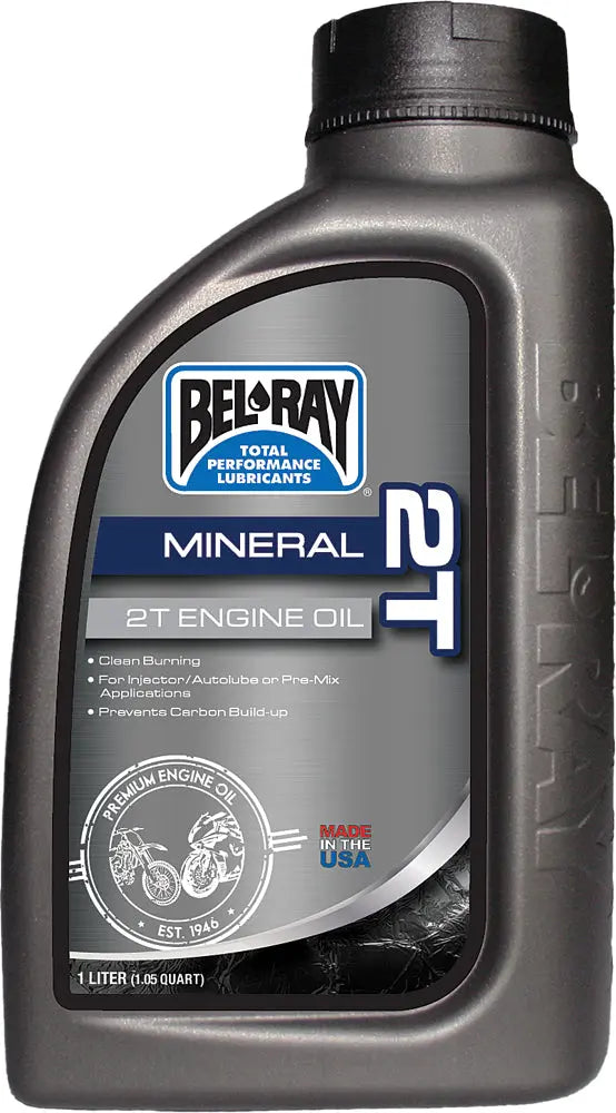 BEL-REY 2T Mineral Engine Oil 1L BEL-RAY