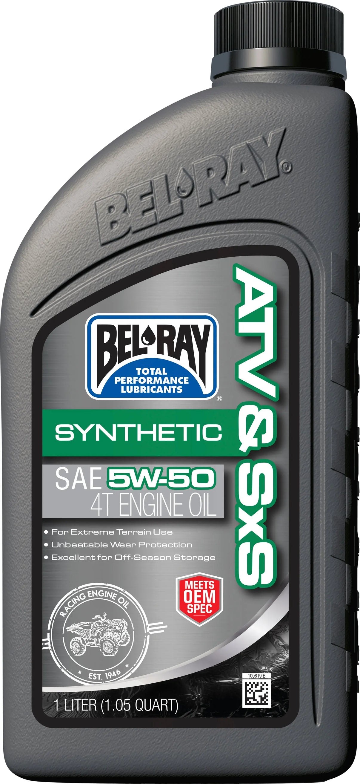 BEL-REY ATV & SXS Synthetic 4t Engine 5w50 - 1L BEL-RAY