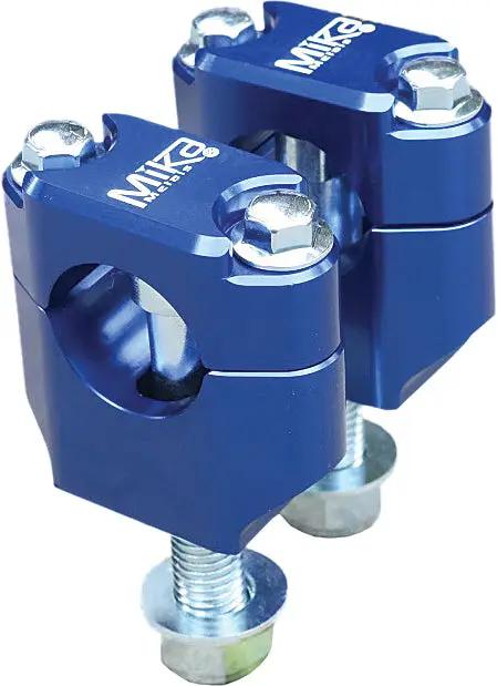Bar Clamps Rubber Mounted 1 1/8" Blu MIKA METALS