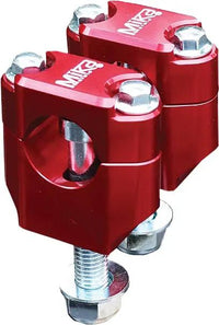Bar Clamps Rubber Mounted 1 1/8" Red MIKA METALS