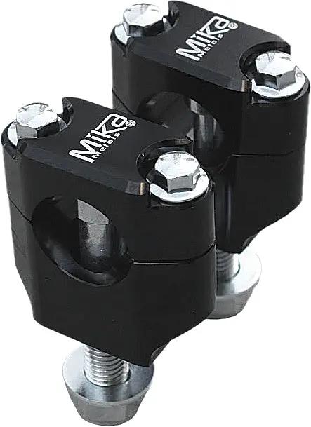 Bar Clamps Rubber Mounted 7/8" Blk MIKA METALS