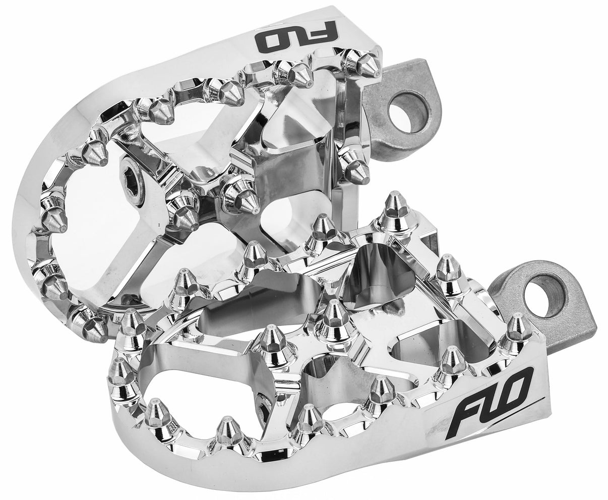 Bmx Style Footpegs Chrome FLO MOTORSPORTS