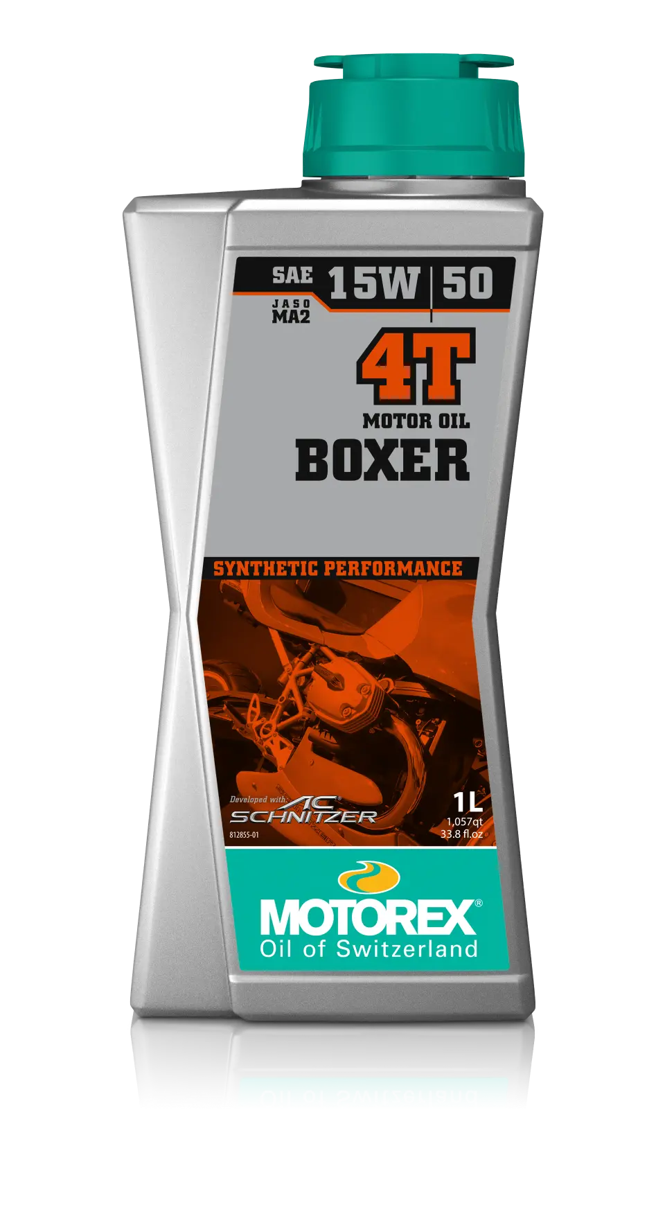 Boxer 4t 15w50 1lt 10/Case MOTOREX