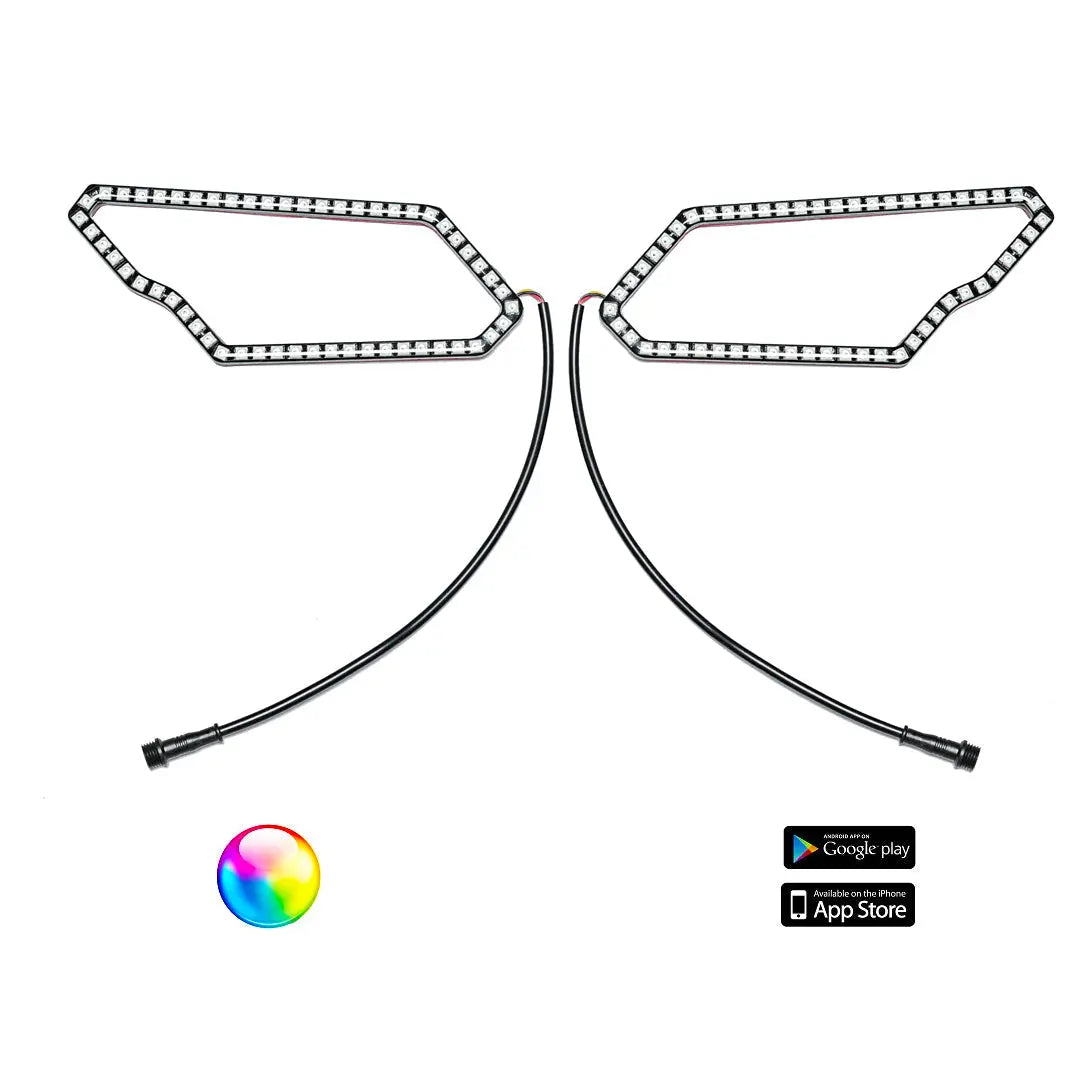 Can-Am Halos 187 Style w/ Control Harness by 5150 Whips 5150 Whips