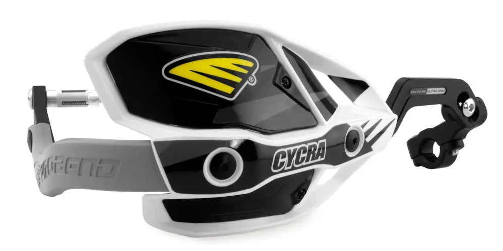 Cycra Probend Ultra CRM Grey & White Handguards - 7/8th" Clamp Cycra