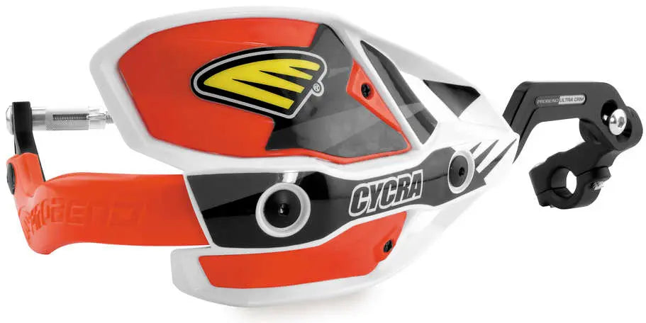 Cycra Probend Ultra CRM Red & White Hand Guards - 1 1/8th" Clamp Cycra