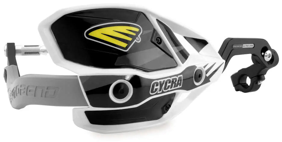 Cycra Probend Ultra CRM White & Black Hand Guards - 1 1/8th" Clamp Cycra