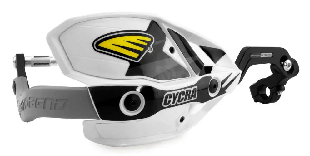 Cycra Probend Ultra CRM White & Black Handguards - 7/8th" Clamp Cycra