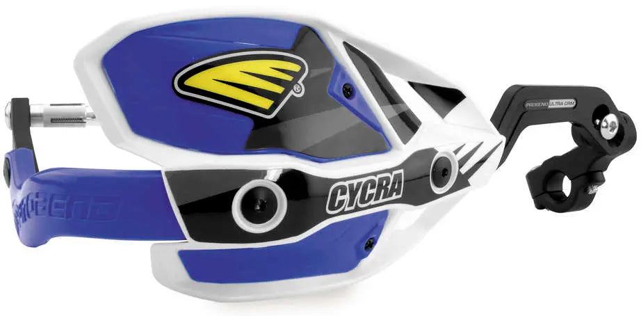 Cycra Probend Ultra CRM White & Blue Hand Guards - 1 1/8th" Clamp Cycra