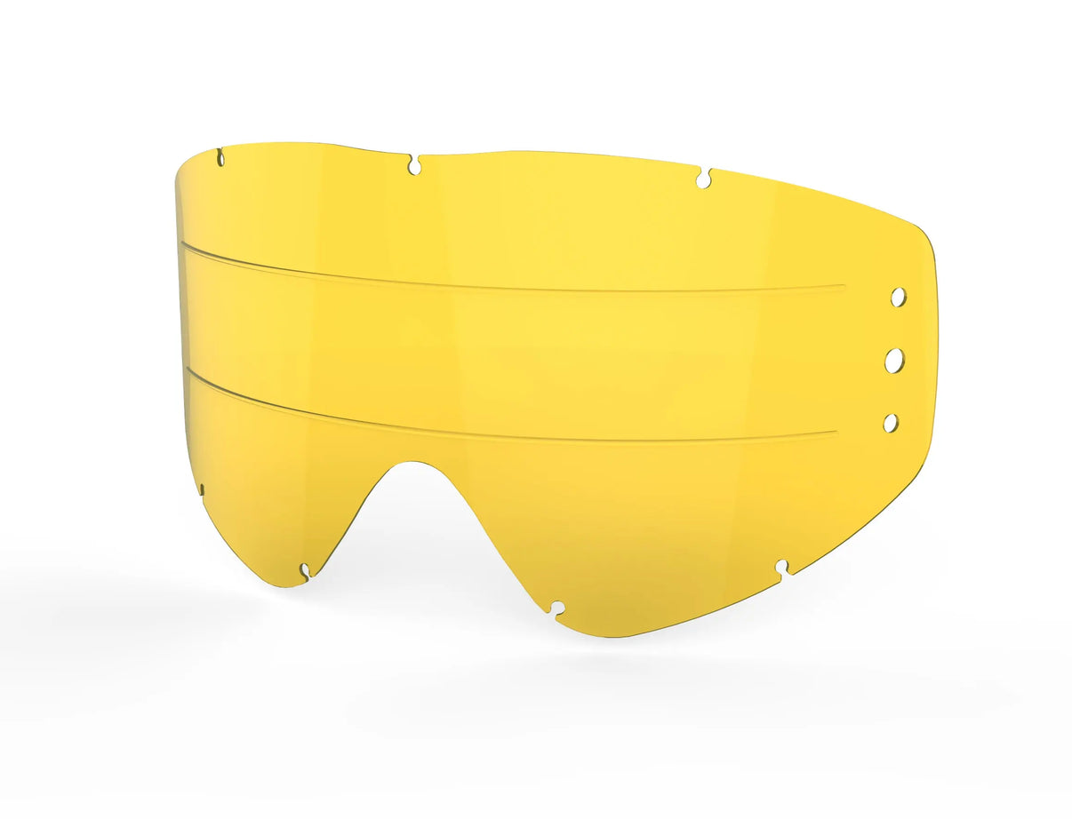 EKS Go X Zip Off Rain Lens Yellow - Replacement Lens EKS BRAND
