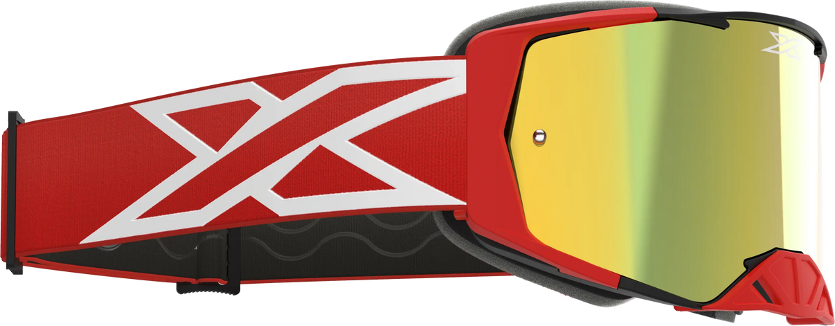 EKS Lucid Caliber Goggle Red with Gold Mirror Lens EKS BRAND