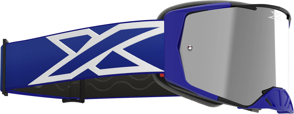 EKS Lucid Caliber Goggle Royal Blue with Silver Mirror Lens EKS BRAND