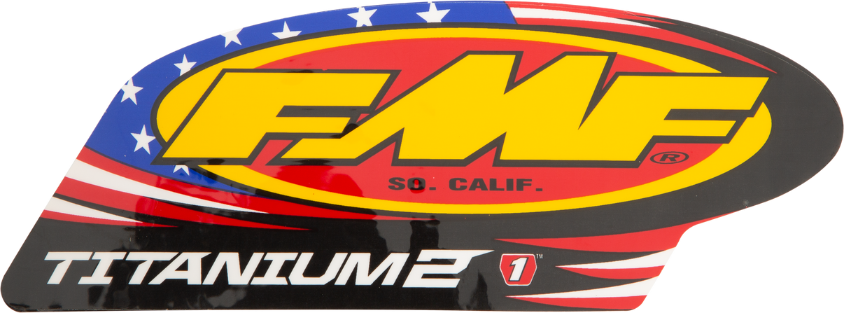 FMF 2 Stroke Titanium 2 Decal FMF