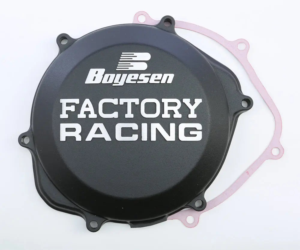 Factory Racing Clutch Cover Black BOYESEN