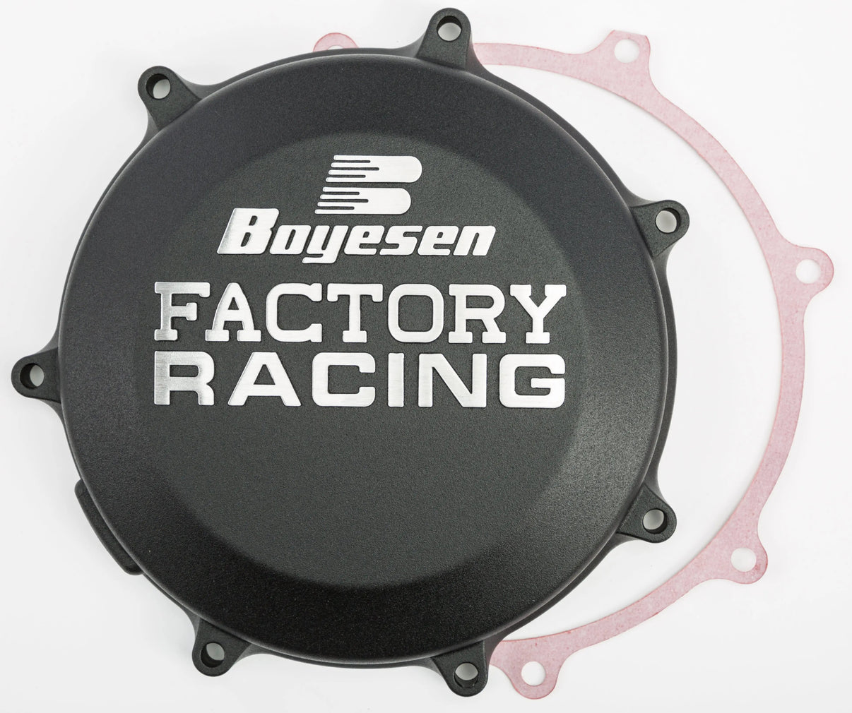 Factory Racing Clutch Cover Kaw Black BOYESEN