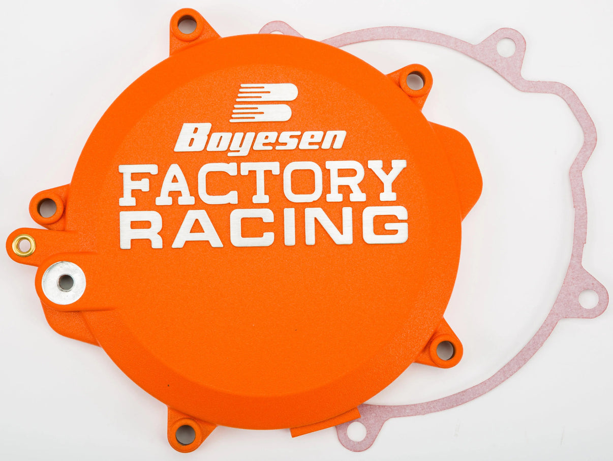 Factory Racing Clutch Cover Ktm Orange BOYESEN