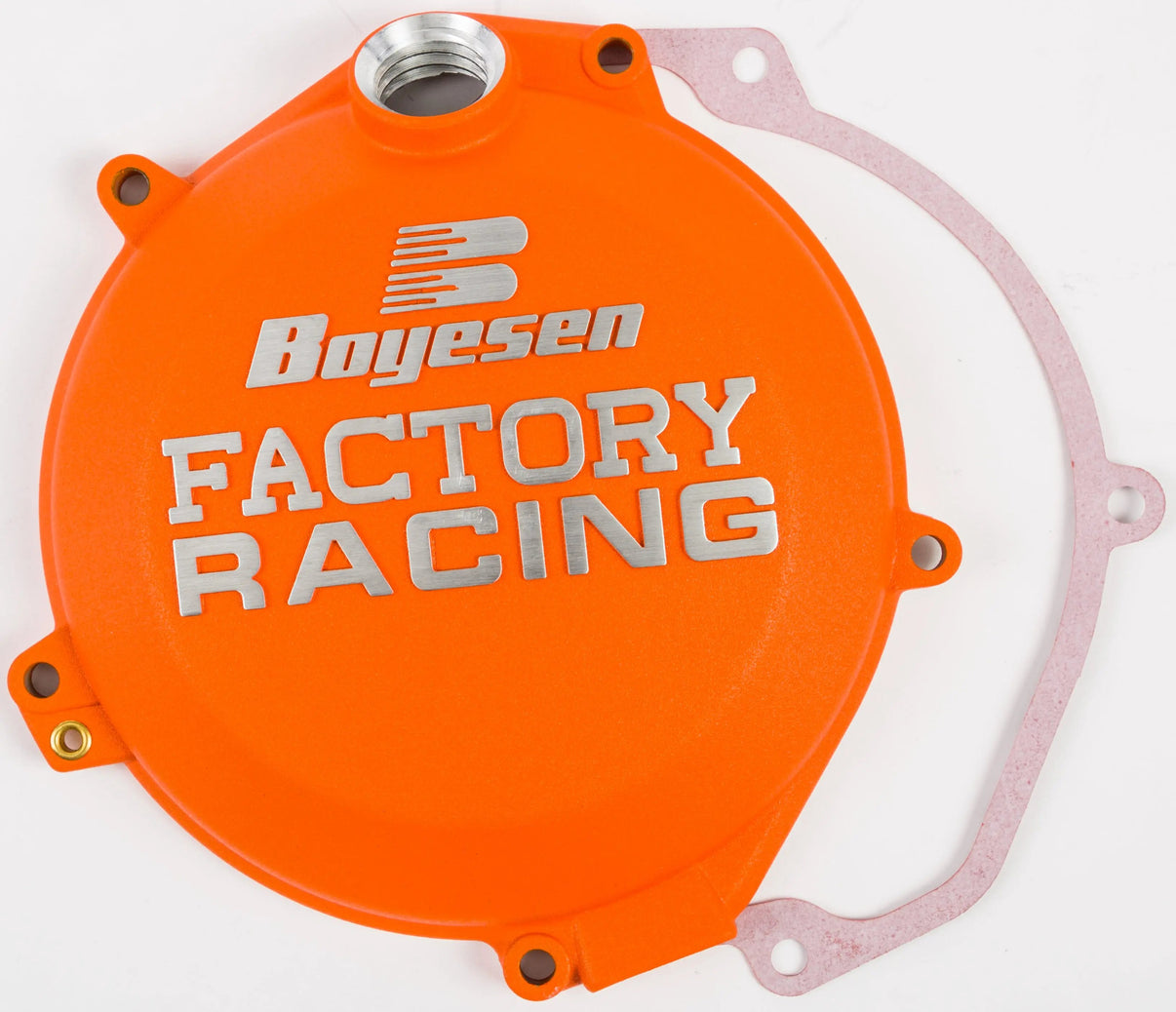Factory Racing Clutch Cover Orange BOYESEN