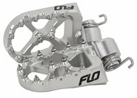 Flo Footpeg Low Silver 12mm Down Hus/Ktm/Gas FLO MOTORSPORTS