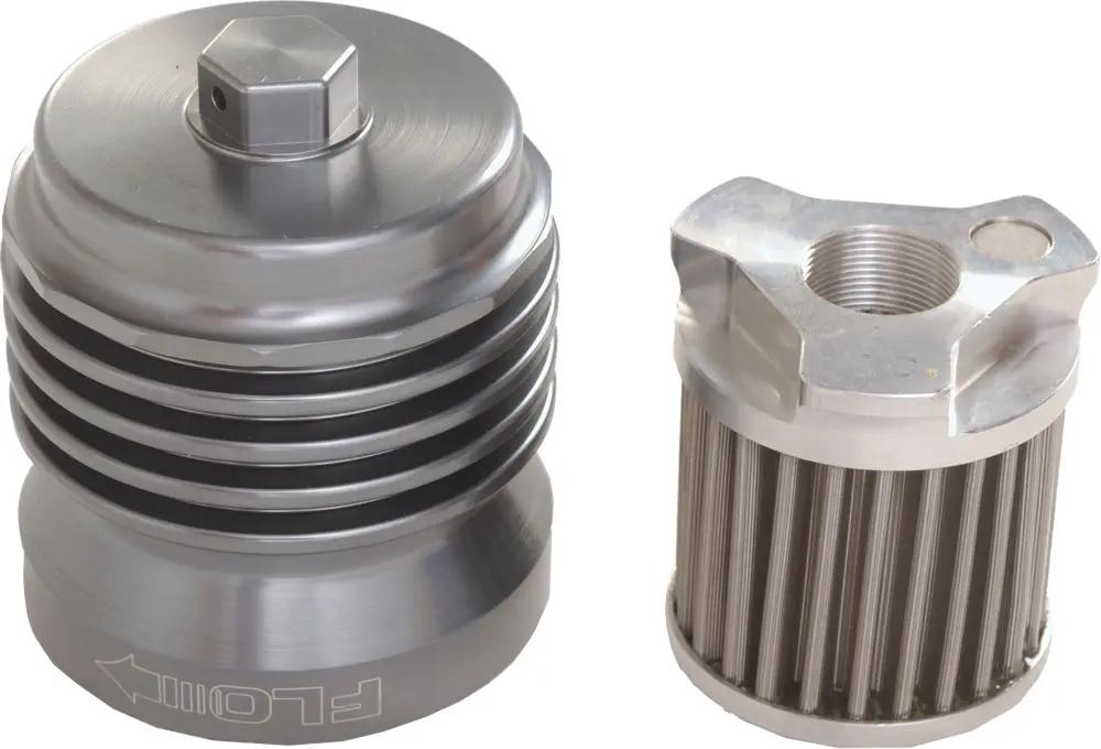 Flo Reusable Steel Oil Filter - Harley Davidson/BMW/Moto Guzzi PCRACING