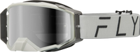 Fly Racing Zone Pro Goggle Grey W/ Grey Mirror/Smoke Lens FLY RACING