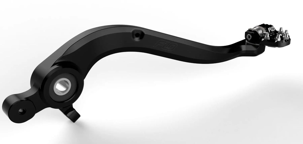 Folding Tip  Brake Pedals Black FLO MOTORSPORTS