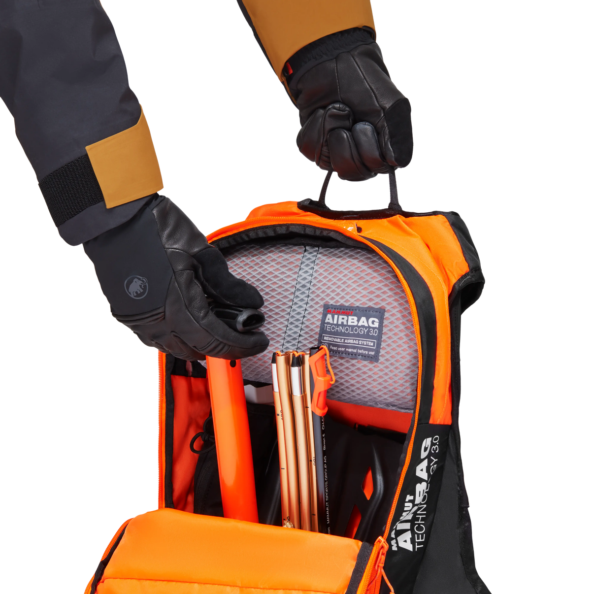 Free 22 Removable Airbag 3.0 Blk MAMMUT
