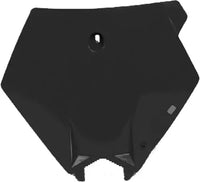 Front Number Plate Black ACERBIS