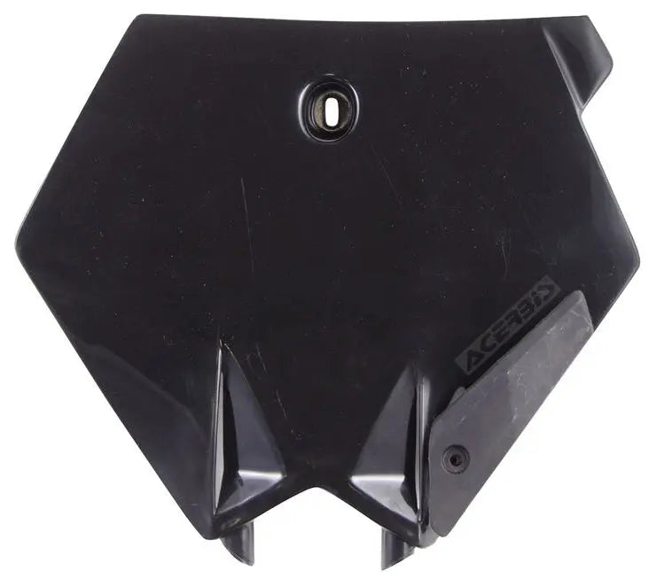 Front Number Plate Black ACERBIS
