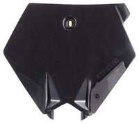 Front Number Plate Black ACERBIS
