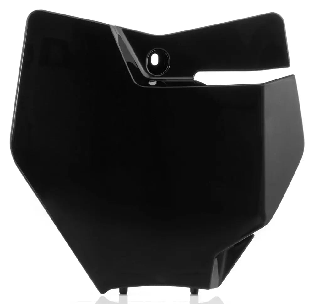 Front Number Plate Black ACERBIS