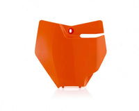 Front Number Plate Orange ACERBIS