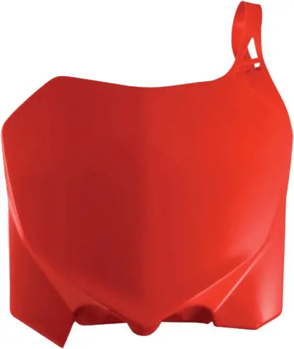Front Number Plate Red ACERBIS