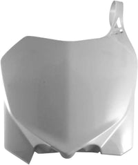 Front Number Plate White ACERBIS