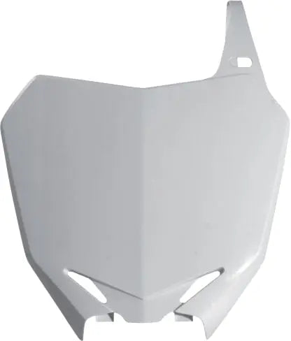 Front Number Plate White ACERBIS