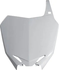 Front Number Plate White ACERBIS