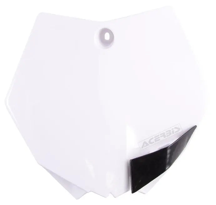 Front Number Plate White ACERBIS