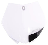 Front Number Plate White ACERBIS