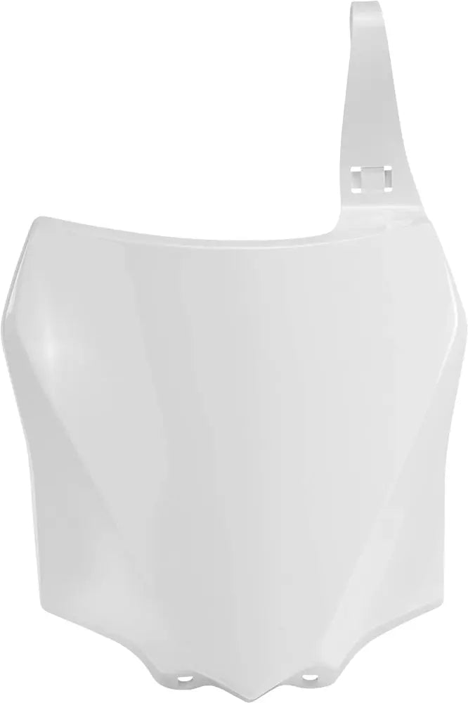 Front Number Plate White ACERBIS