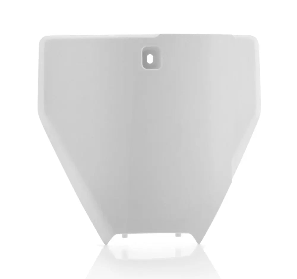 Front Number Plate White ACERBIS